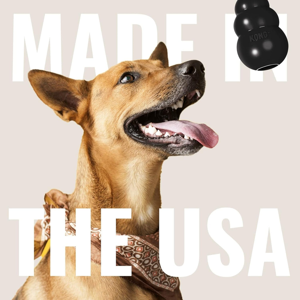 Extreme Dog Toy - Fetch & Chew Toy - Treat-Filling Capabilities & Erratic Bounce for Extended Play Time Most Durable Natural Rubber Material - for Power Chewers - for Small Dogs